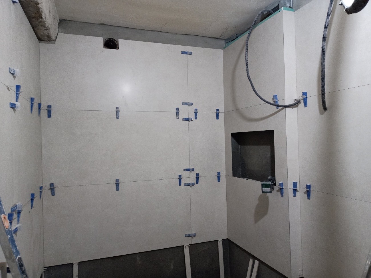 Construção de nicho de duche italiano